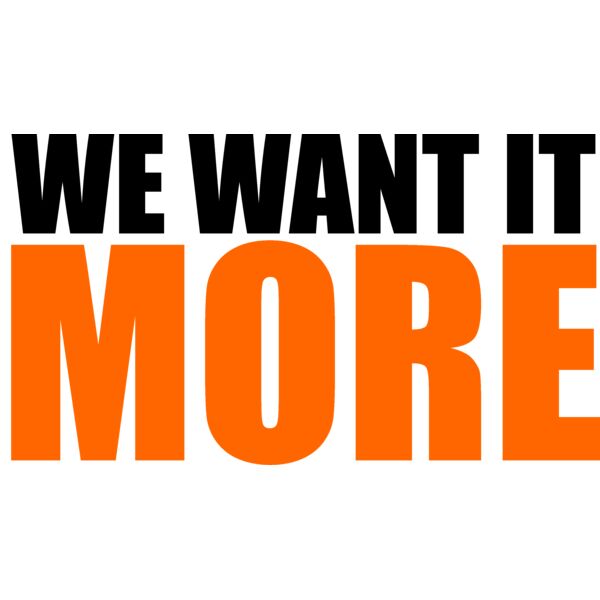 We want it more Thumbnail