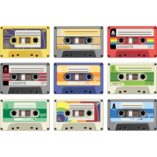 Colour cassette tapes Thumbnail