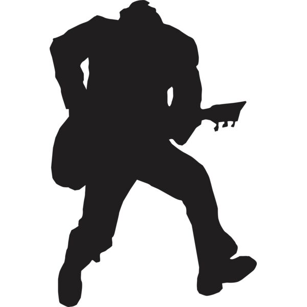 Rock star silhouette Thumbnail