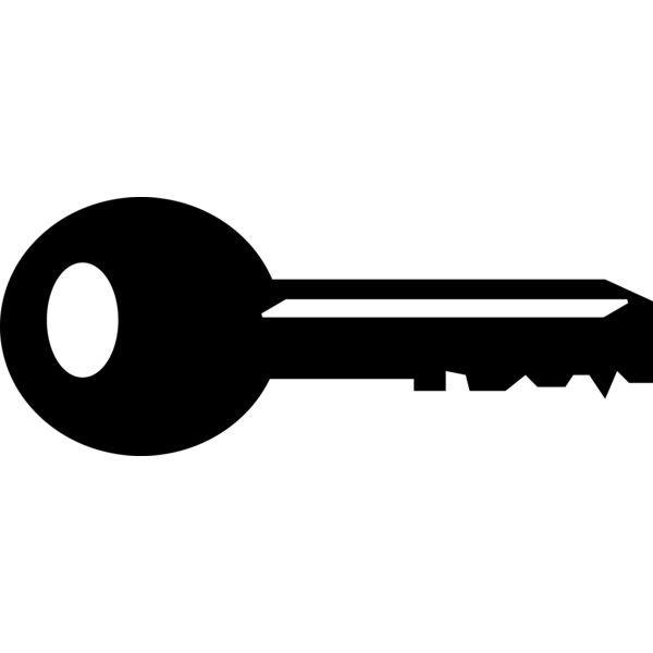 Key black white Thumbnail