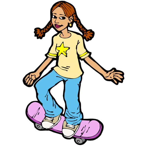 Girl skateboard Thumbnail