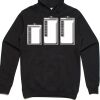 AS Colour Adult Stencil Hoodie Thumbnail